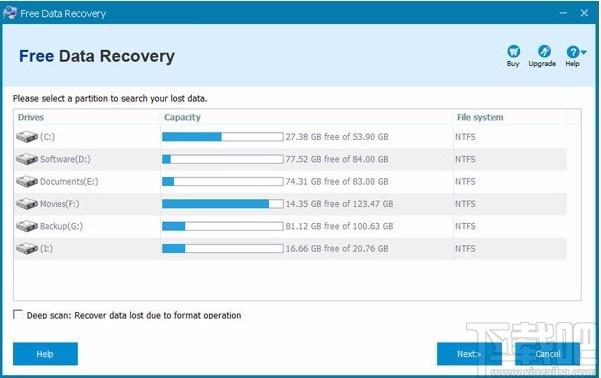 thundersoft Free Data Recovery下载,数据恢复软件
