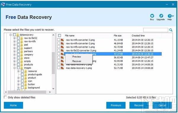 thundersoft Free Data Recovery下载,数据恢复软件